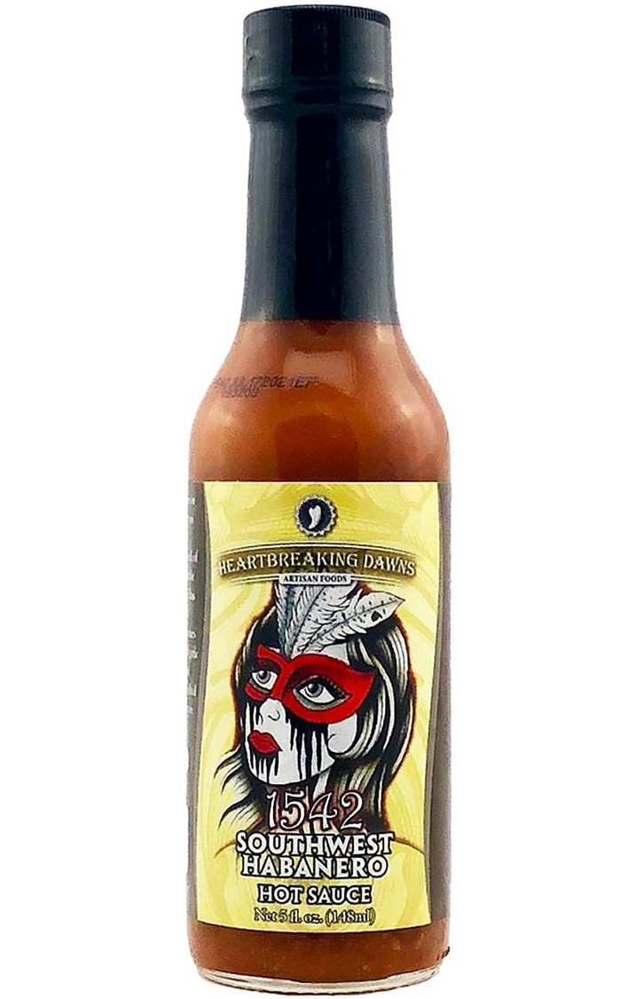 Heartbreaking Dawns 1542 SouthWest Habanero Hot Sauce