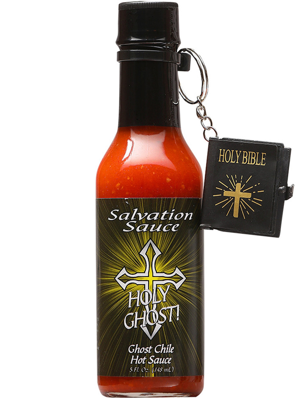 Salvation Sauce Holy Ghost Hot Sauce with mini Bible