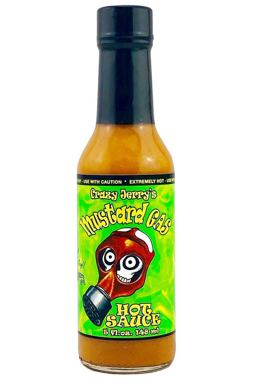 Crazy Jerry's Mustard Gas Hot Sauce