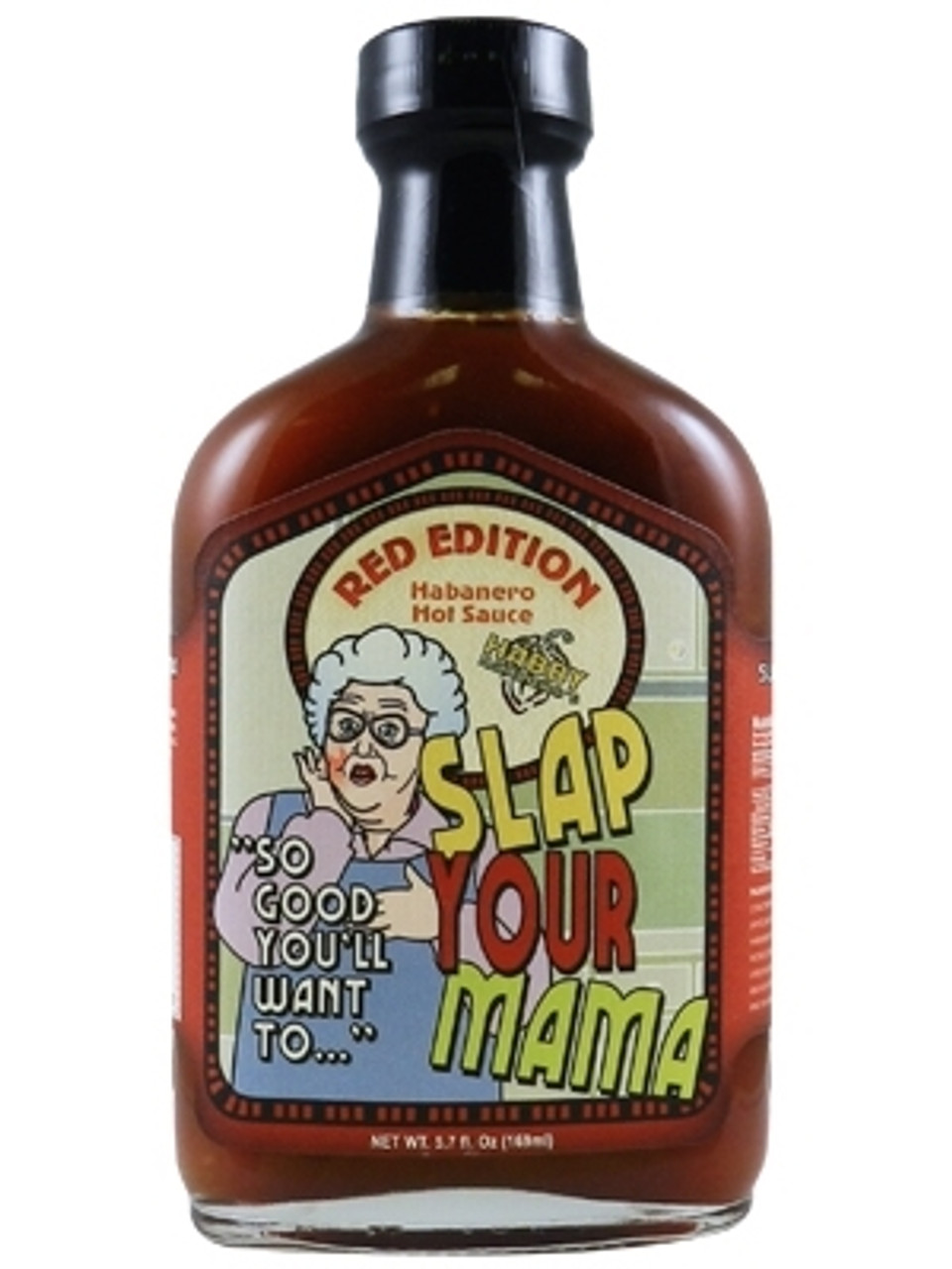 Slap Your Mama Red Edition Habanero Hot Sauce, 5.7oz.