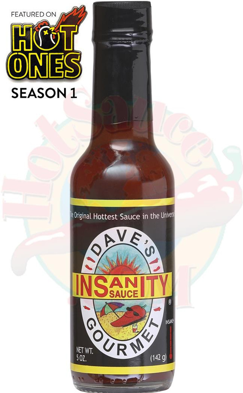 Dave's Gourmet Original Insanity Hot Sauce Featured on Hot Ones Season 1
