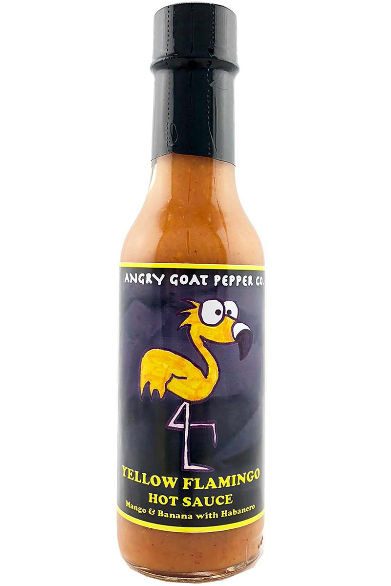 Angry Goat Pepper Co. Yellow Flamingo Hot Sauce