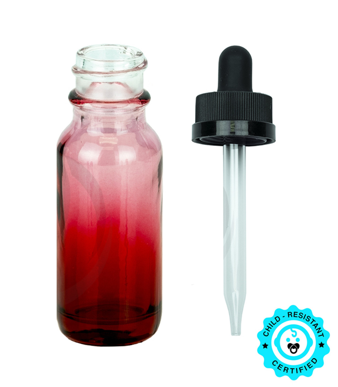 Red Flaming Chili Extract Bottle with Dropper, .5oz.