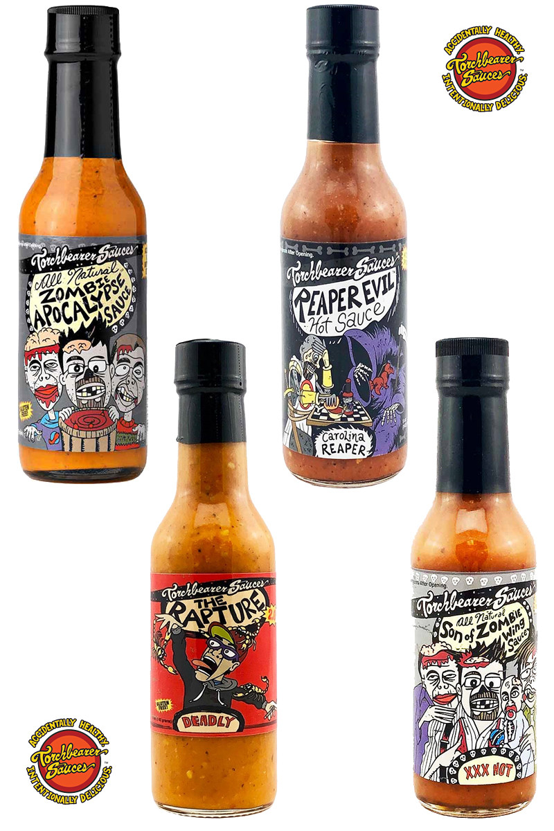 Torchbearer Hottest Sauces Zombie Reaper Gift Set
