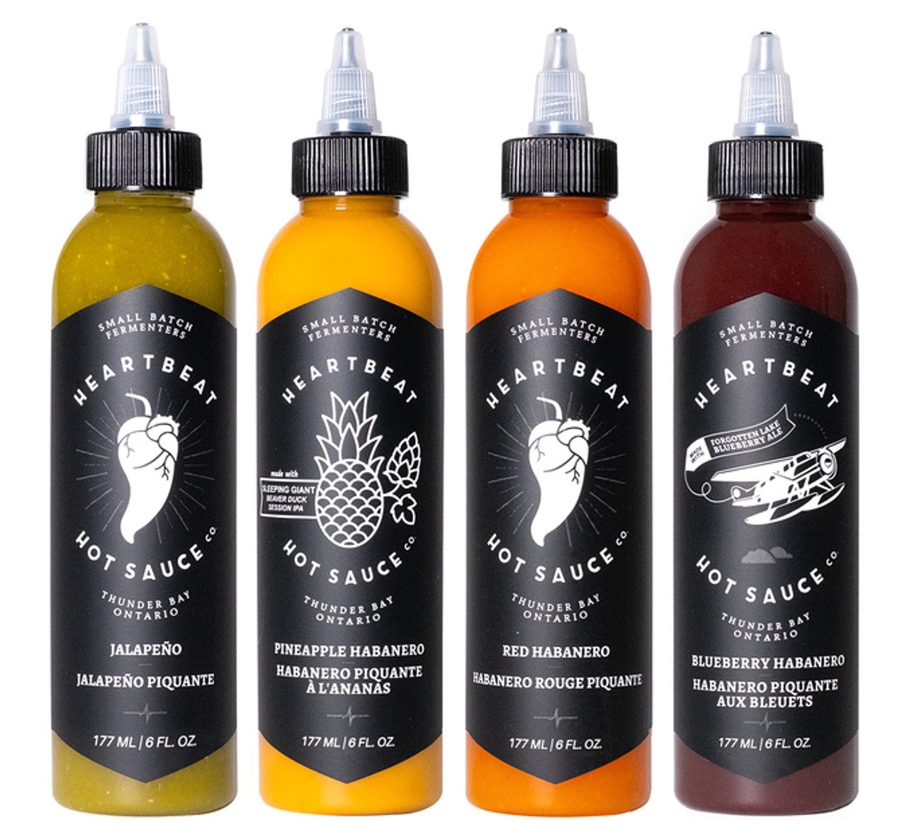 Heartbeat Fruity Hot Sauces 4 Pack