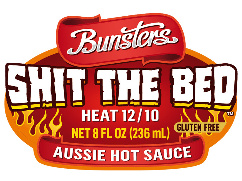 Bunsters Shit the Bed 12/10 Heat Hot Sauce