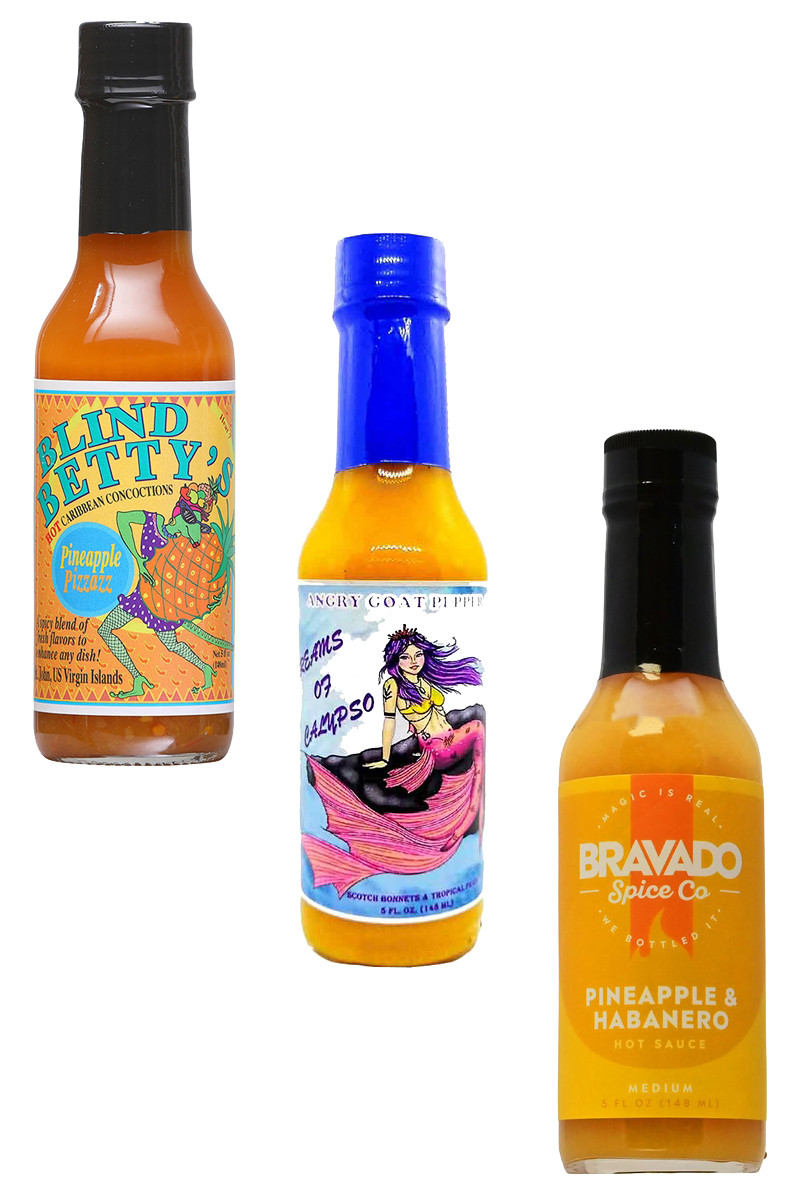 Best Of Pineapple Hot Sauces Gift Set
