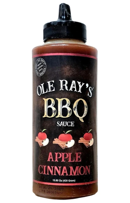 Ole Ray's Apple Cinnamon BBQ Sauce, 15.80oz.