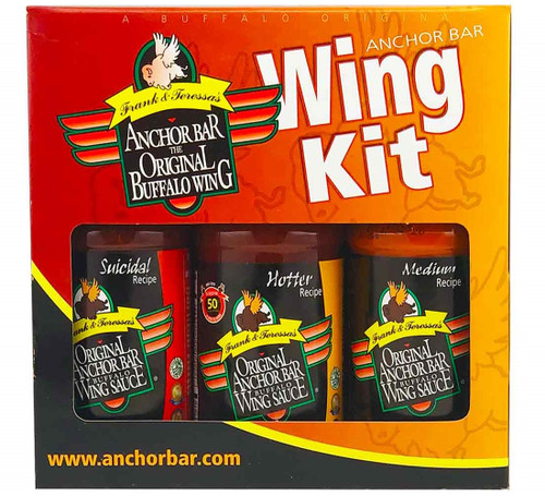 Anchor Bar Hot Wing Sauces Gift Box, 3/12oz.