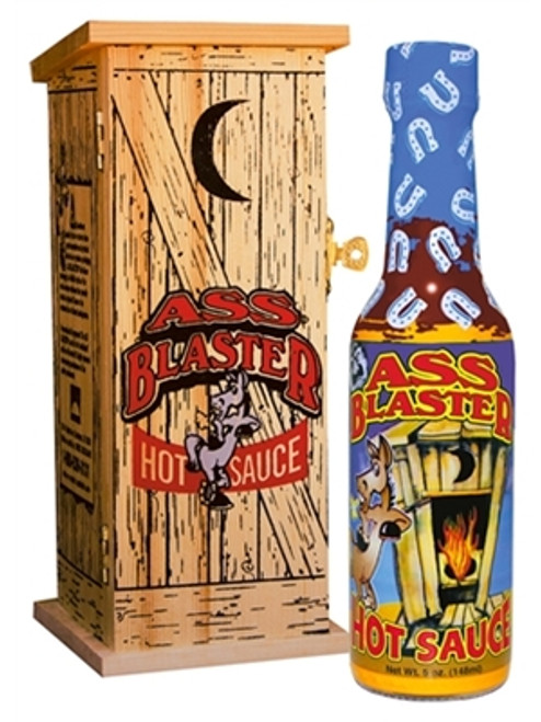 Ass Blaster Collector's Hot Sauce w/ Wooden Outhouse, 5oz.
