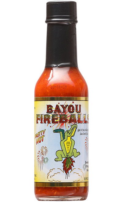 Bayou Fireballs Hot Sauce, 5oz.