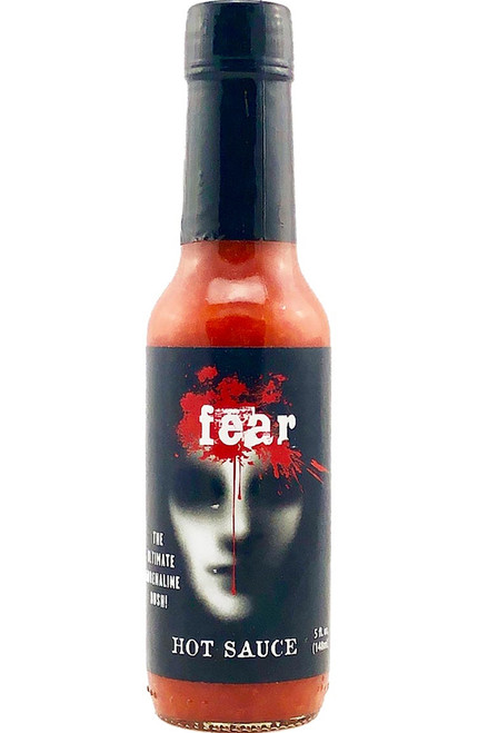 Fear Hot Sauce w/ Bhut Jolokia Pepper, 5oz.