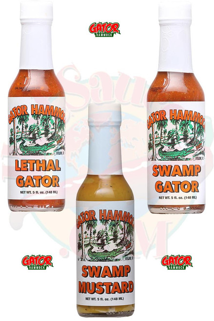 Gator Hammock Hot Sauce Gift Set, 3/5oz.