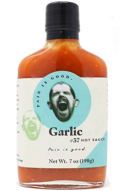 Pain Is Good Batch #37 Garlic Style Hot Sauce, 5oz.
