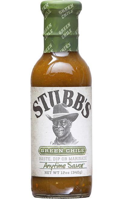 Stubb's Green Chile Anytime Marinade Sauce, 12oz.