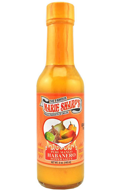 Marie Sharp's Pure Mango Habanero Pepper Sauce, 5oz.
