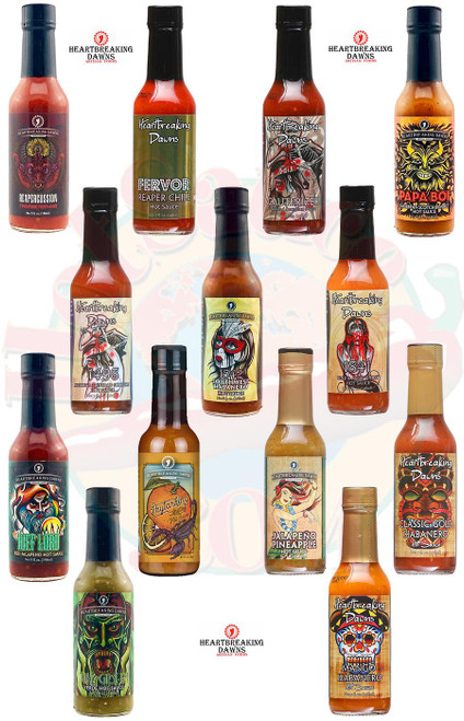 Heartbreaking Dawns Ultimate Hot Sauce Gift Set, 13/5oz.