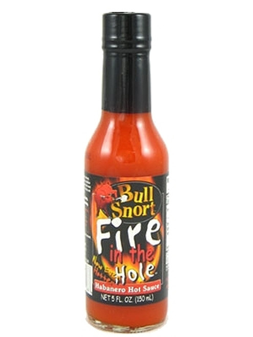 Bull Snort Fire in the Hole Hot Sauce, 5oz.