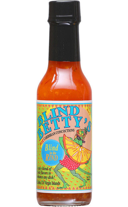 Blind Betty's Blind In The Rind Hot Sauce, 5oz.