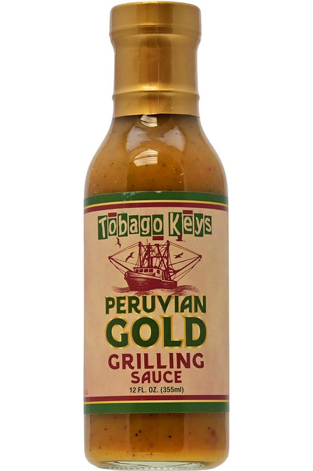 Tobago Keys Peruvian Gold Grilling Sauce, 12oz.