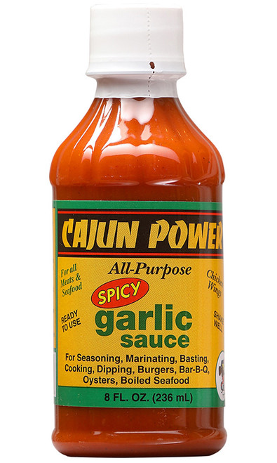Cajun Power Spicy Garlic All Purpose Sauce, 8oz.