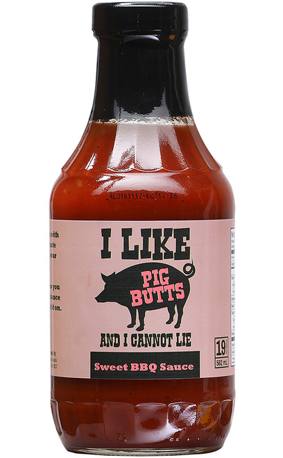 I Like Pig Butts Sweet BBQ Sauce, 19oz.