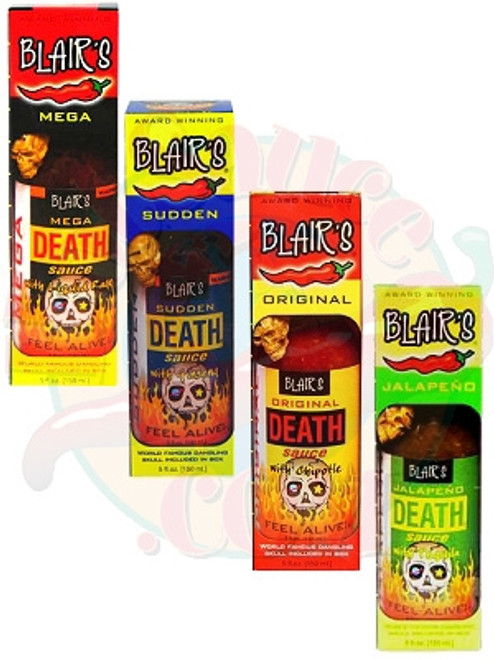 Blair's Extreme Death Sauce 4 Pack, 4/5oz.