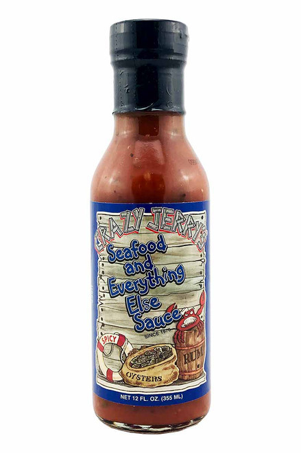 Crazy Jerry's Seafood and Everything Else Sauce, 12oz.