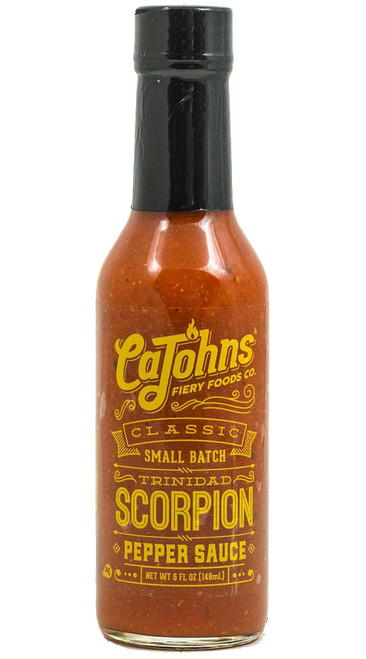 CaJohn's Classic Small Batch Trinidad Scorpion Pepper Sauce, 5oz.