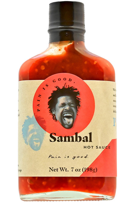 Pain is Good Habanero Sambal Hot Sauce, 7oz.