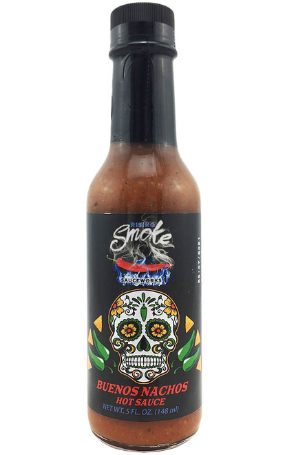 Rising Smoke Buenos Nachos Hot Sauce, 5oz.