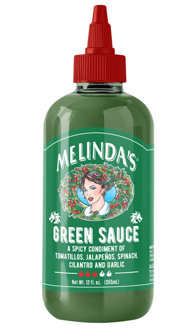 Melinda's NEW Jalapeno Green Hot Sauce, 12oz.