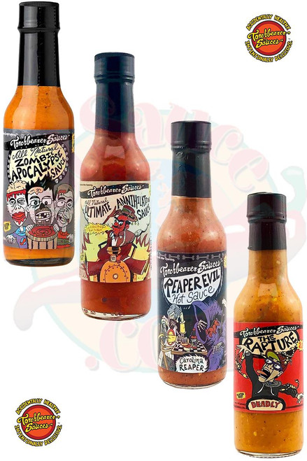 Torchbearer Hottest Sauces Zombie Reaper Gift Set, 4/5oz.