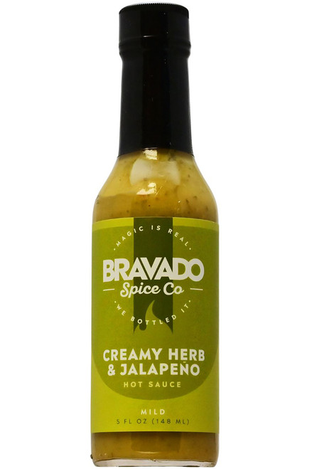 Bravado Spice Co. Creamy Herb and Jalapeno Hot Sauce, 5oz.