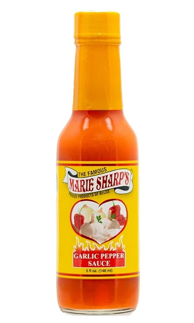 Marie Sharp's Original Garlic Habanero Pepper Sauce, 5oz.