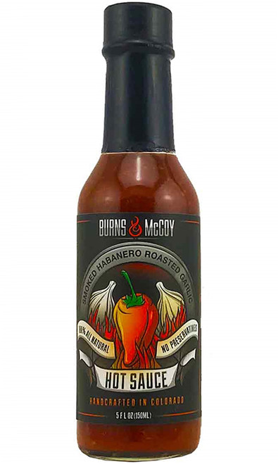 Burns & McCoy Smoked Habanero Roasted Garlic Hot Sauce