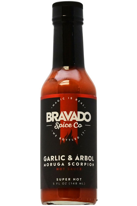 Bravado Spice Co. Garlic and Arbol Moruga Scorpion Hot Sauce, 5oz.
