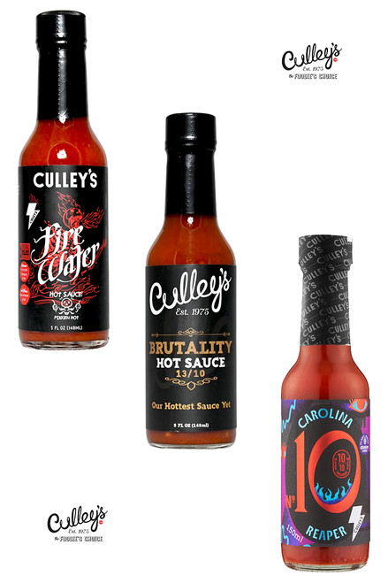 Culley's Hottest Hot Sauces Gift Set, 3/5oz.