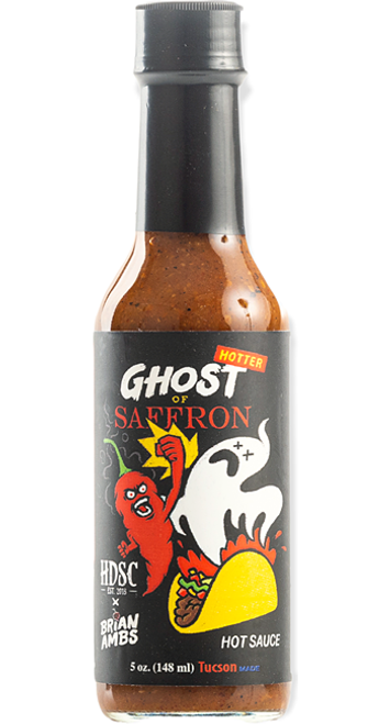 High Desert Sauce Hotter Ghost of Saffron Hot Sauce, 5oz.