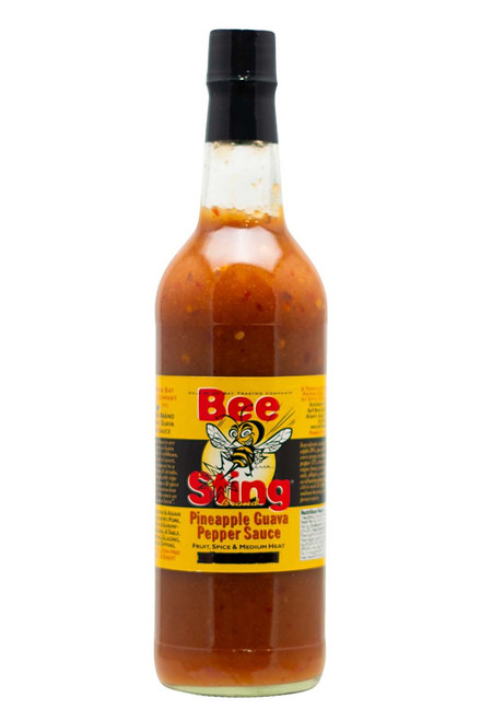 Bee Sting Pineapple Guava Pepper Sauce, 25.7oz.