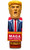 President Trump's MAGA Garlic Habanero Hot Sauce with 3D Trump Bottle Head, 5oz.