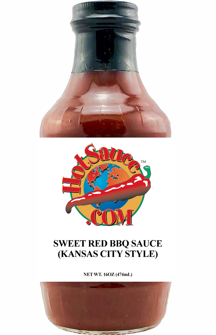 Private Label BBQ Sauce - Sweet Red BBQ Sauce (Kansas City Style), 16oz.