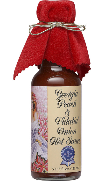 Georgia Peach & Vidalia Onion with Red Velvet Top Hot Sauce