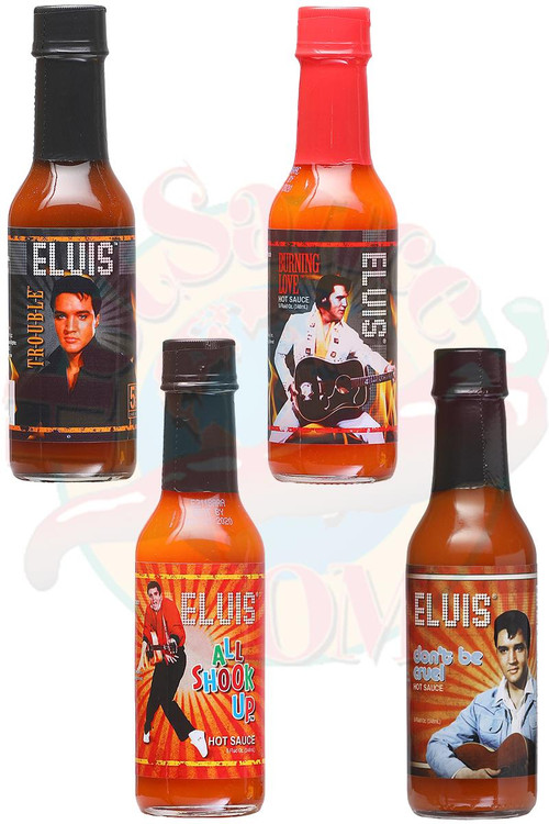 Elvis' Hot Sauces 4 Pack Gift Set