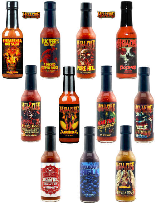 Hellfire Extreme Complete Hot Sauces Gift Set