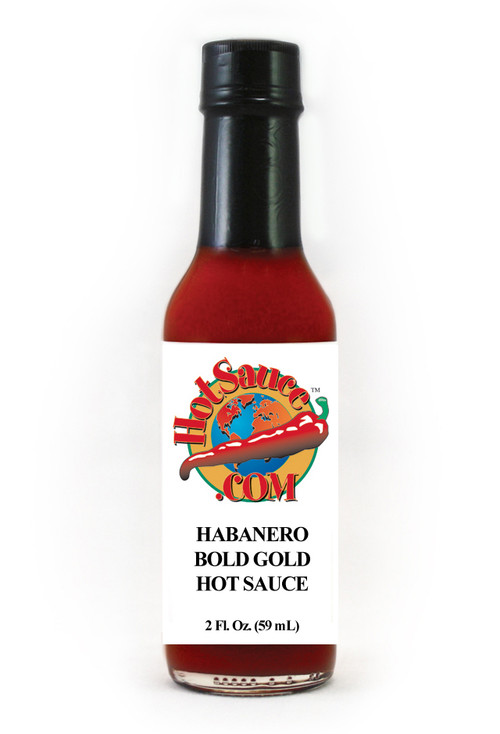 Private Label Hot Sauce Habanero Bold Gold Hot Sauce