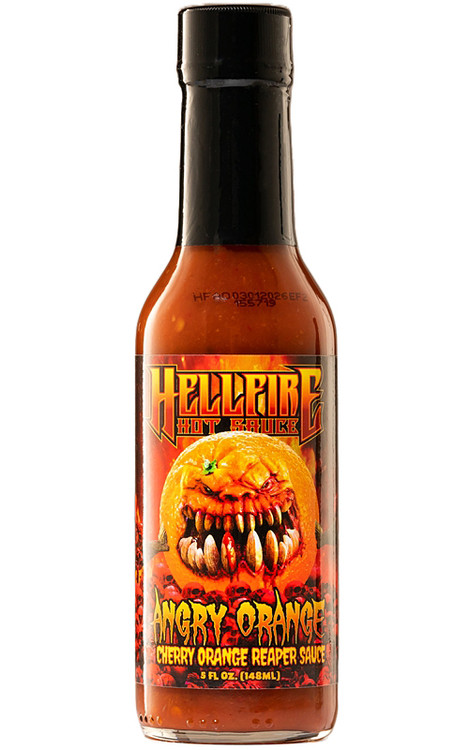 Hellfire Angry Orange Cherry Orange Reaper Hot Sauce