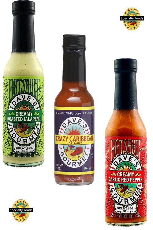 Dave's Gourmet Insanity Mildest Hot Sauces Gift Set