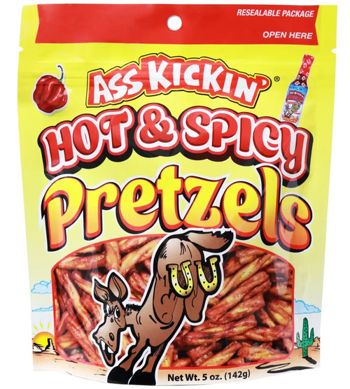 Ass Kickin Hot and Spicy Pretzels