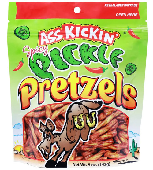Ass Kickin Spicy Pickle Pretzels